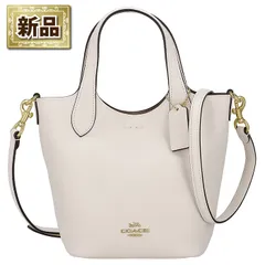 コーチ COACH ハンドバッグ/ショルダーバッグ ハンナ バケットバッグ CR168 IMCHK 2025 SS チョーク レザー ゴールド金具