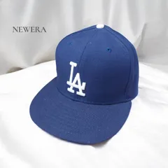 NEWERA ニューエラ　LAロゴ　帽子　キャップ ネイビー メンズ　7 1/2 60cm