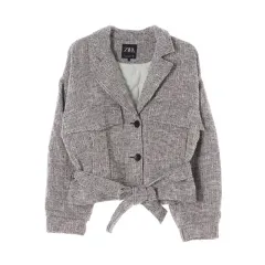 ZARA ZARA(ザラ) レディース ライト グレー カーディガン M