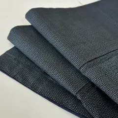 男性着物 本場大島紬 泥藍染 亀甲絣 粋 正絹 着物 MK-5503