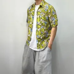 ヴィンテージ リネン ハーフシャツ