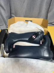 (新品) ハンター レインブーツ オリジナル トール ネイビー UK7