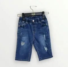 120 トゥイーン キッズ 半ズボン デニムハーフパンツ ズボン 離乳する 男児 女児 6 税金
