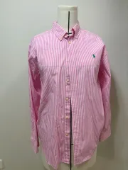 ポロシャツ POLO RALPH LAUREN ピンク ストライプ シャツ