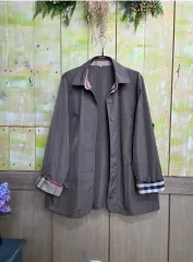 チェックカラー ジャケット