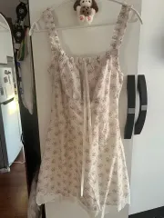 ペク・イェリン st 花柄 ミニワンピース