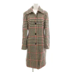 ザラウーマン ZARA WOMAN 美品 ステンカラーコート 千鳥格子 ミドル ハーフ丈 28 マルチカラー /SJ ■GY06のサムネイル