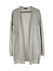 M AQUASCUTUM アクアスキュータム ボタンなし サマーカーディガン