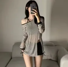 新品 ） カバーアップ 水着 セット L サイズ