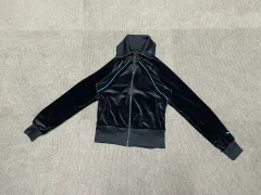 00s PUMA プーマ ベロア ハイネック ジップアップ トラックジャージ J02405