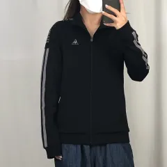 le coq sportif(ルコックスポルティフ) サイドライン 黒 トレーニング ジャージ S 250711