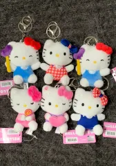 (新品/正規品) Sanrio HELLO KITTY ぬいぐるみ キーホルダー バッグホルダー