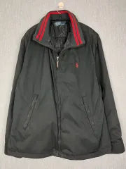 XXL ポロ ラルフローレン ストライプ カラ ジップアップ ジャケット