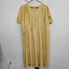 レディース 77 size チェック ワンピース