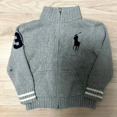 ポロ Ralph Lauren(ラルフローレン) キッズ 3 回 ロゴ ニット ジップアップ ジャケット 5