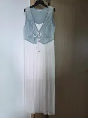 EGOIST(エゴイスト) デニム配色 ワンピース