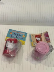 ハローキティ コイン シリンダー キーリング ガチャ 新品