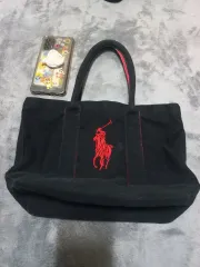 ポロ レッド ドットバッグ ミニサイズ