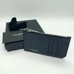 2512-143｜美品｜サンローラン フラグメントケース レザー ブラック