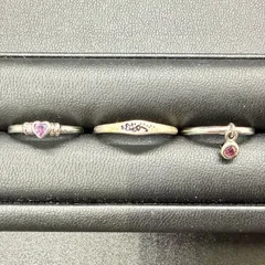 【3点セット】ヴィンテージ シルバーリング 刻印あり 磁性あり まとめ売り