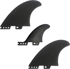 Krovat FCSII 対応 サーフボード用 3フィン MR.TWIN グラスファイバー ショートボード ミッドレングス 汎用 3枚 セット (FCSII)のサムネイル