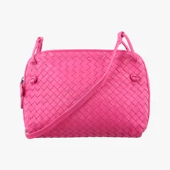 ボッテガヴェネタBottega Venetaノディーニ イントレチャート ローズ レッド ラムスキン B03019193G