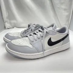 【中古】Nike Air Jordan 1 Low Golf Wolf Grey/Photon Dust/White/Black サイズ27.5cm DD9315-002[91]