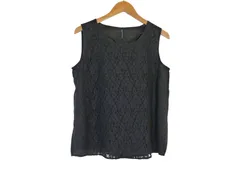 k01241014058　ブランド不明　Lサイズ　Black　　トップス　ノースリーブ　春夏