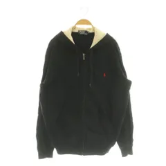 ポロ バイ ラルフローレン Polo by Ralph Lauren スウェットパーカー ジップアップ M ブラック /MY ■OS ■ECD001