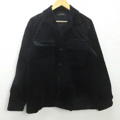 g■ナノユニバース/nano universe コーデュロイジャケット【L】黒/men's/61【中古】■