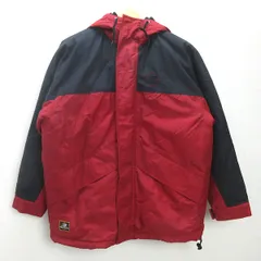 K■ニューバランス/New Balance ライナーダウンベスト付き マウンテンパーカジャケット【L】赤/MENS■7【中古】