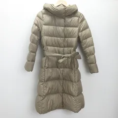 n■ユニクロ/UNIQLO ライトウェイトダウンフーデットコート■茶系【L】LADIES/86【中古】