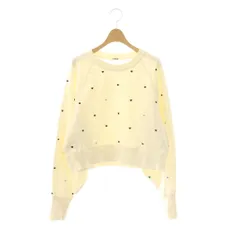 ファーファー furfur 25SS ミニハート刺繍スウェット トレーナー 長袖 F アイボリー RWCT251096 /NR ■OS ■SH
