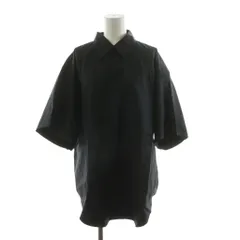 シンゾーン Shinzone WIDESLEEVESHIRT コットンワイドスリーブシャツ ブラウス 半袖 34 ブラック 22MMSBL10 /NQのサムネイル
