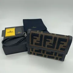 2603-31｜フェンディ コンパクトウォレット ダークブラウン ズッカ