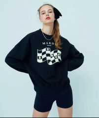 マルディメクルディ チェッカーボード スウェット Free!