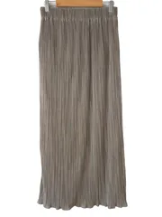 w03250704083　terawear emu　Mサイズ　Beige　　スカート　ミディアム丈　春夏