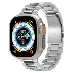 【新品】 Apple Watch バンド 49/46/45/44mm【Apple Watch Ultra3/Ultra2/Ultra/11/10/9/8/7/6/5/4/SE3/SE2/SE 対応】 ステンレス製 コンパチブル 調整器具付き 交換ベルト チ 1