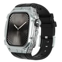 【新品】 [BELTIES] 最新対応 アップルウォッチバンド 46mm カバー ケース 一体型 コンパチブル Series10/11 落下 衝撃 吸収 耐久性 傷防止 ベルティーズ メタリック アクセサリー アップルウォッチ10 アップルウォッチ11 人 1