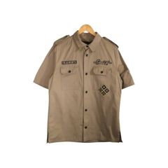 LOUIS VUITON × FRAGMENT MEN'S SHIRT BROWN サイズＬ VCCM07 LOUIS VUITON × FRAGMENT MEN'S SHIRT BROWN サイズL VCCM07 ルイ