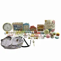 ★ すみっコぐらし ぬいぐるみ マスコット まとめ商品 時計 リュック おもちゃ とかげ とんかつ など サイズ色々 現状品 3.75kg