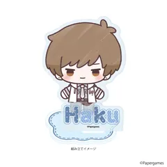 【A3】アクリルスタンドプレート「恋とプロデューサー～EVOL×LOVE～」06/ハク（グラフアートイラスト）