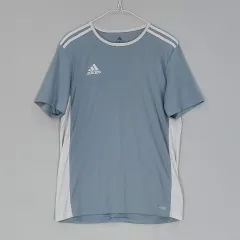 アディダス メンズ105 スリム 半袖 ラウンドネックTシャツ 2019 春 夏 グレー 00336