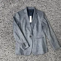 新品 ANN TAYLOR アンド テイラー レディース ワンボタン リネン コットン ジャケット