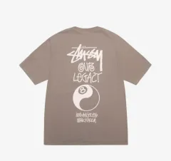(L)STUSSY x OUR LEGACY ワークショップ 8ボール 음양 Tシャツ トープ カーキ 新品 出品