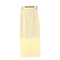 ノーブル NOBLE 25SS コンフォートジャージーライクタイトスカート スリット 36S 白 ホワイト /AP