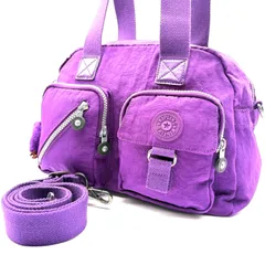 Kipling 2way Defea shoulderbag キプリング ディフィア ショルダーバッグ パープル ナイロン素材 男女兼用