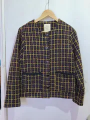 ヴィンテージ 春 ツイードジャケット 状態良好 バスト 49