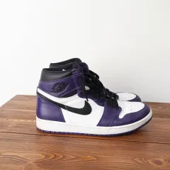 300 /ナイキ ジョーダン 1 レトロ ハイ コート パープル OG