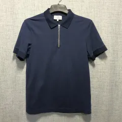 カルバン・クライン メンズ ハーフジップ 機能性 KARA 半袖Tシャツ m